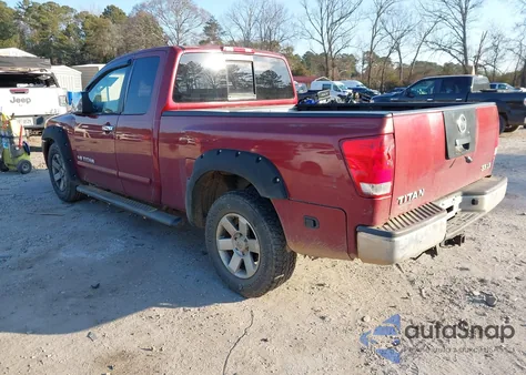 2005 Nissan Titan Le z USA, uszkodzony, nr VIN 1N6BA06B75N577162